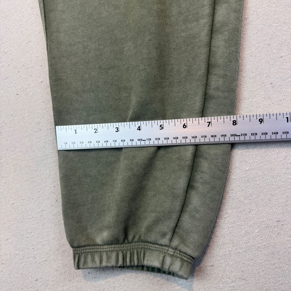 Aerie M Joggers Women Olive Green Drawstring Elastic Cuff Relaxed Loungewear - Picture 8 of 9